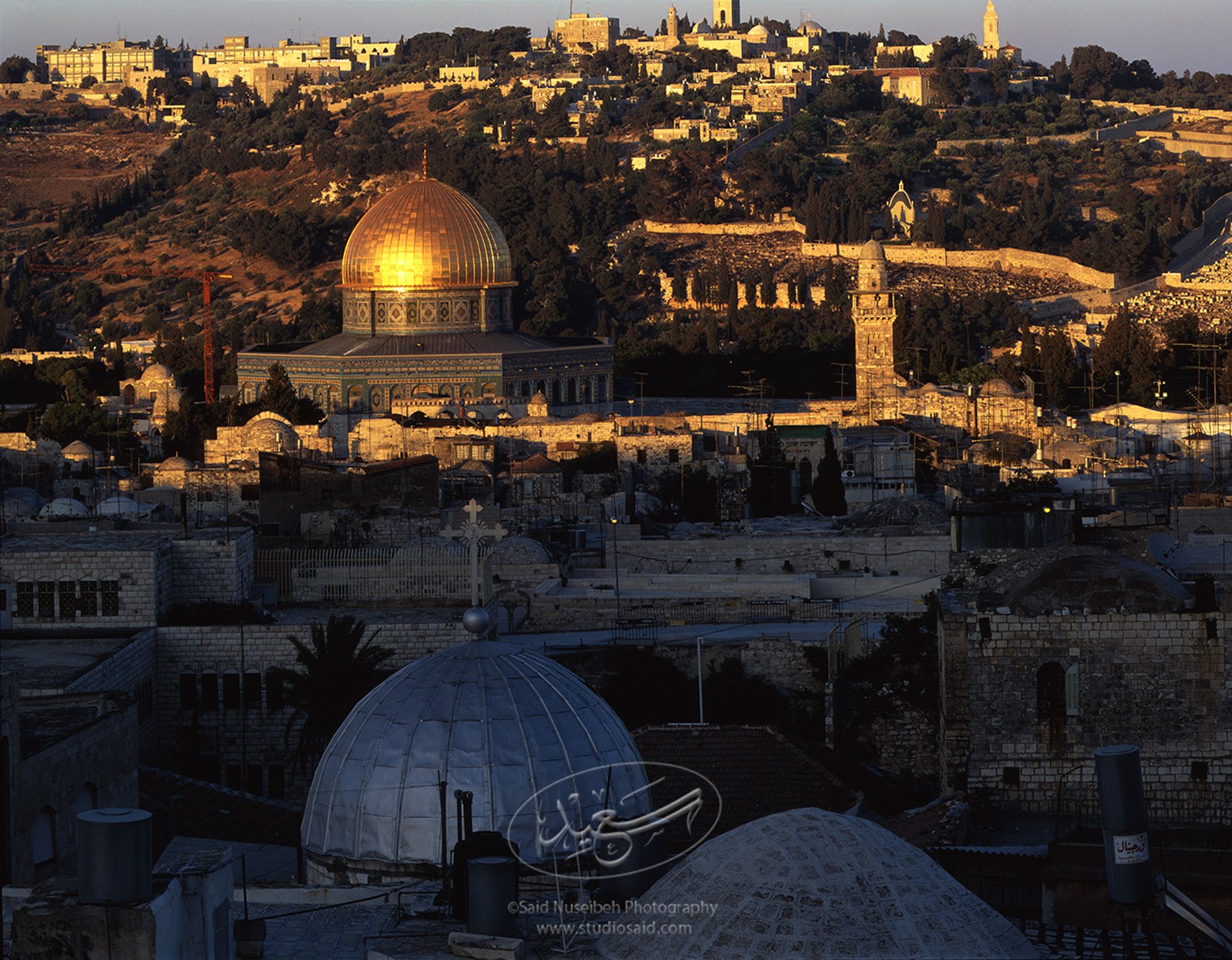 Toward the <i>Masjid al-Aqsa</i>, Old City Jerusalem <i>alQuds</i>.